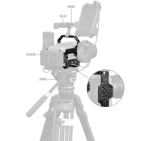 SmallRig 5801 - zestaw z klatką do Sony FX6 (modułowa klatka) - przykład użycia